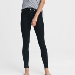 NWT Womens Coated Denim size 27 High Rose skinny rag & bone